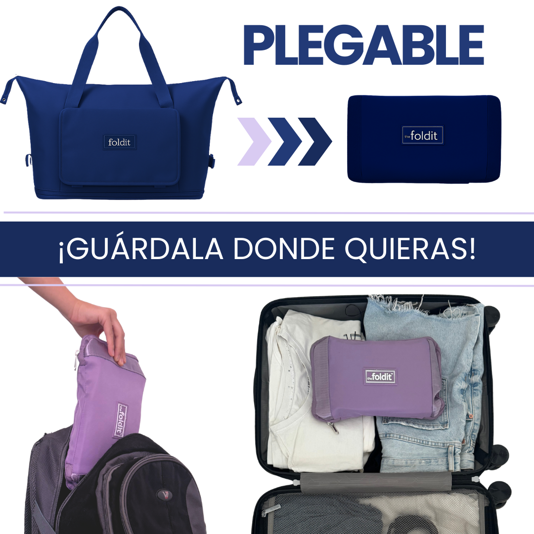 Bolsa de Viaje Azul Marino- TheFoldit [OFERTA 2X1]