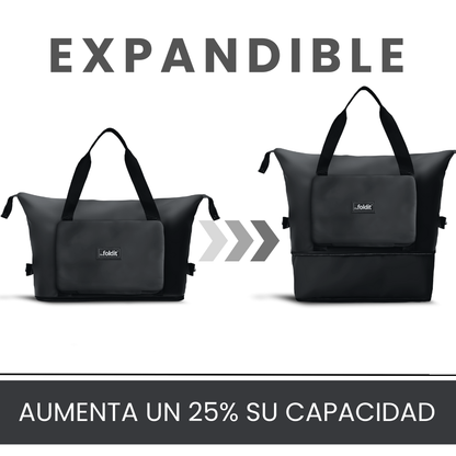 Bolsa de Viaje Negro- TheFoldit [OFERTA 2X1]