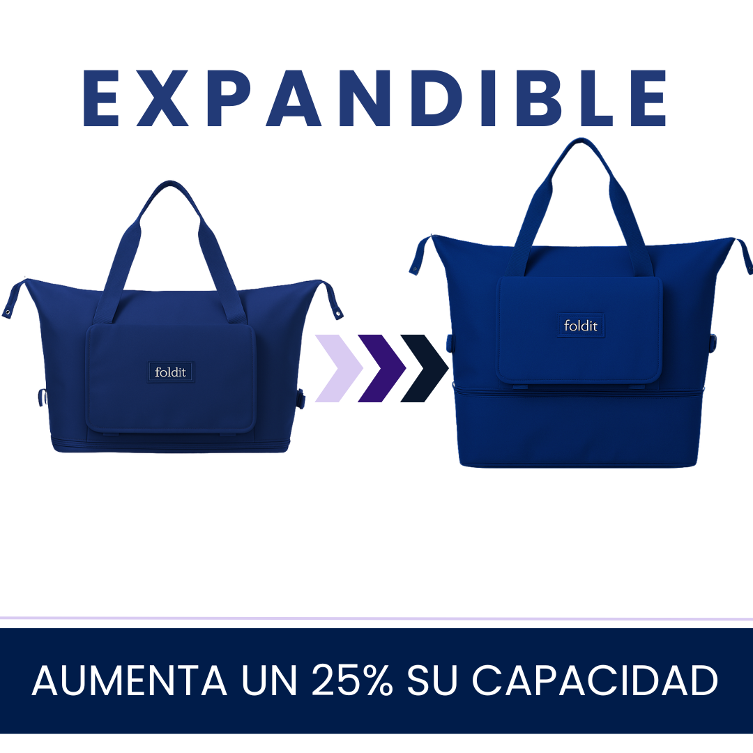 Bolsa de Viaje Azul Marino- TheFoldit [OFERTA 2X1]